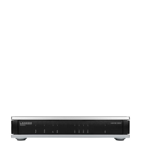 LANCOM 1800EF - Router 4-Port-Switch - 1GbE - fur LANCOM SFP-AON-1, SFP-GPON-1, SFP-LX-LC1, SFP-SX-LC1