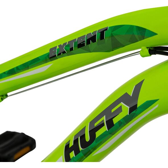 Rower 20 cali dla dzieci 6-9 lat z amortyzatorem, zielony, Huffy EXTENT 20"