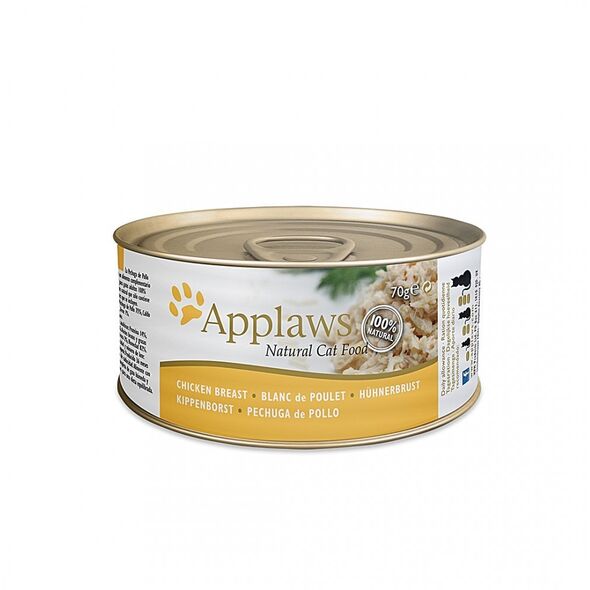 Applaws Cat Tin Chicken Breast 6x70g