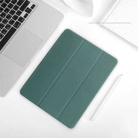 Etui na tablet Uniq USAMS Etui Winto iPad Air 10.9" 2020 ciemny zielony/dark green IP109YT04 (US-BH654) Smart Cover