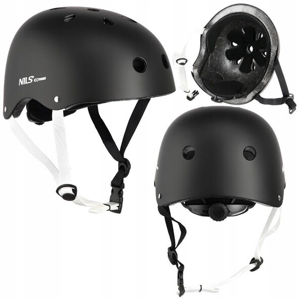 MTW001 CZARNY ROZM. XS(48-52CM) KASK NILS EXTREME