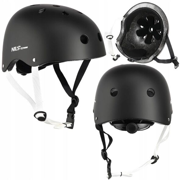 MTW001 CZARNY ROZM. S(52-56CM) KASK NILS EXTREME