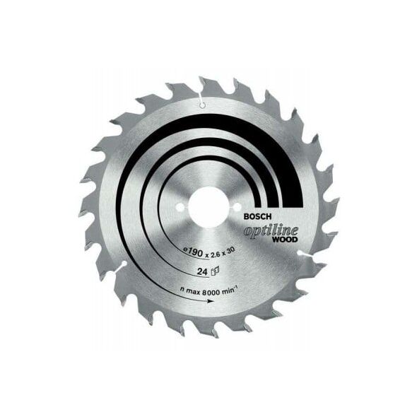 Bosch Tarcza pilarska Optiline Wood 184x30mm 24 zęby 2608640610