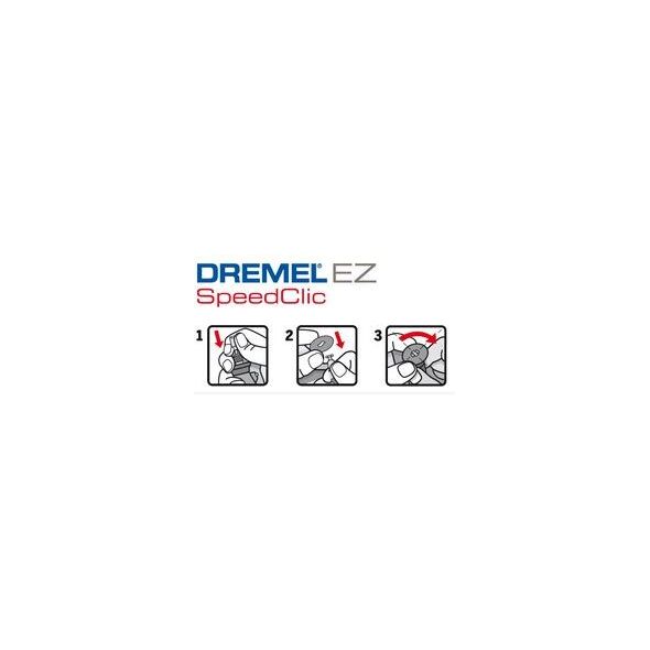 Dremel Tarcze ścierne EZ SpeedClic do wykańczania powierzchni 180/280 2szt. (2615S511JA)
