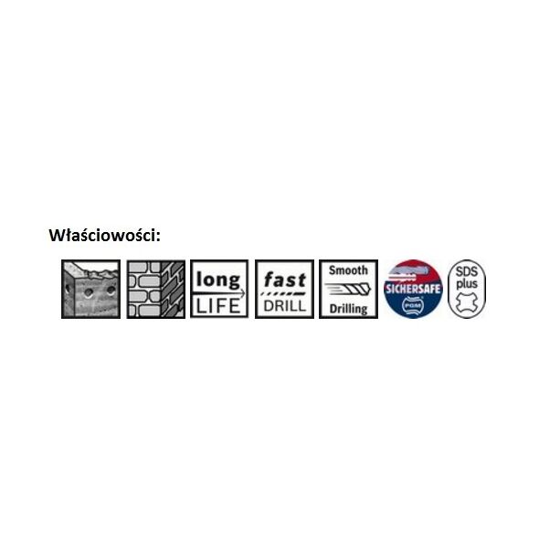 Wiertło Bosch do betonu SDS+ 8mm  (2608585623)