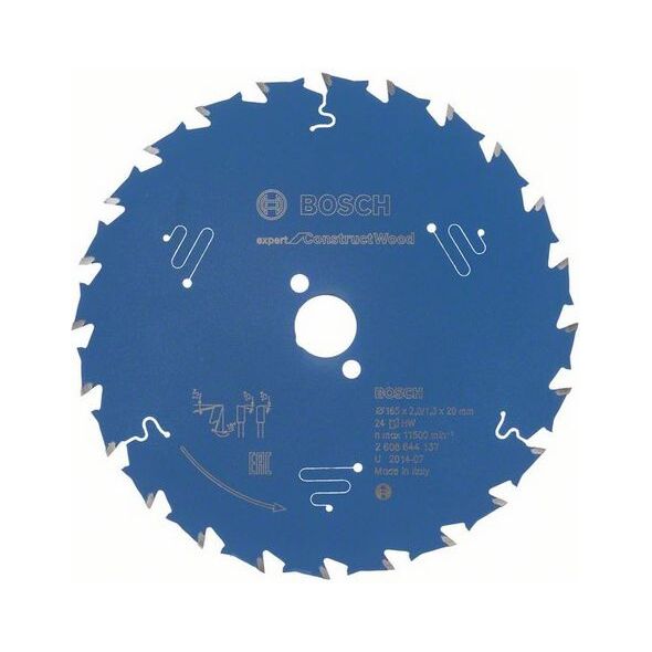 Bosch Tarcza pilarska Expert for Construct Wood 165 x 20mm 24z (2.608.644.137)
