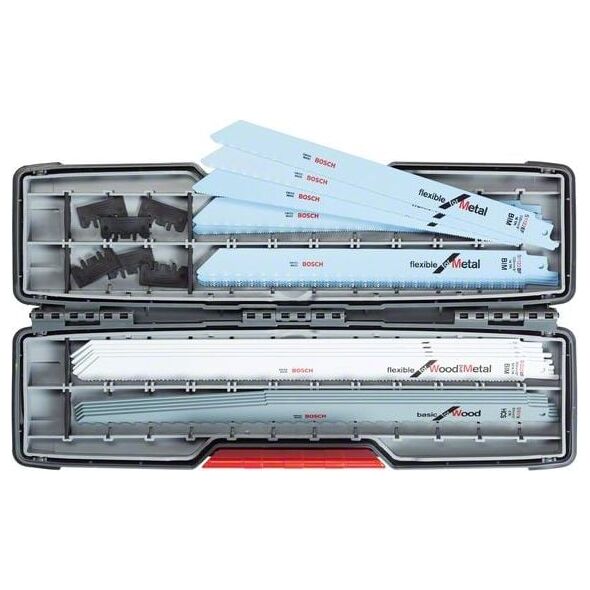Bosch Zestaw brzeszczotów do drewna i metalu, ToughBox 20szt. (2607010996 )
