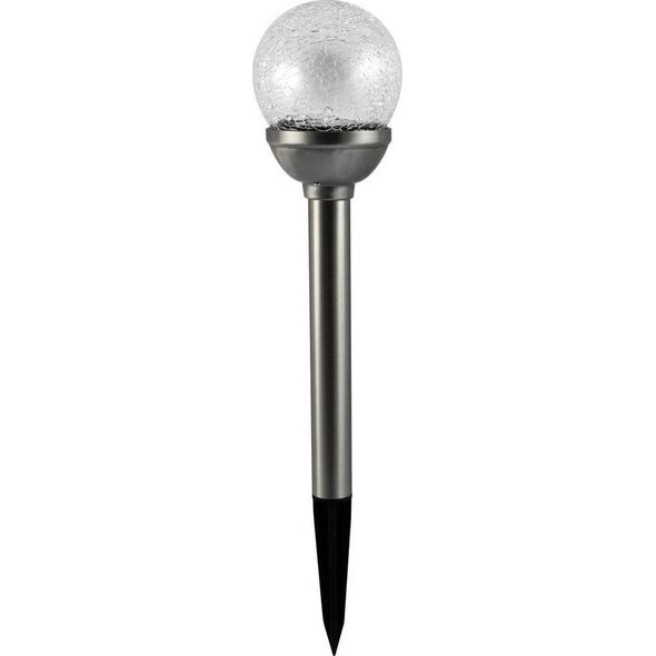 Polux LAMPA SOLARNA POLUX SL2302S inox kula RGB
