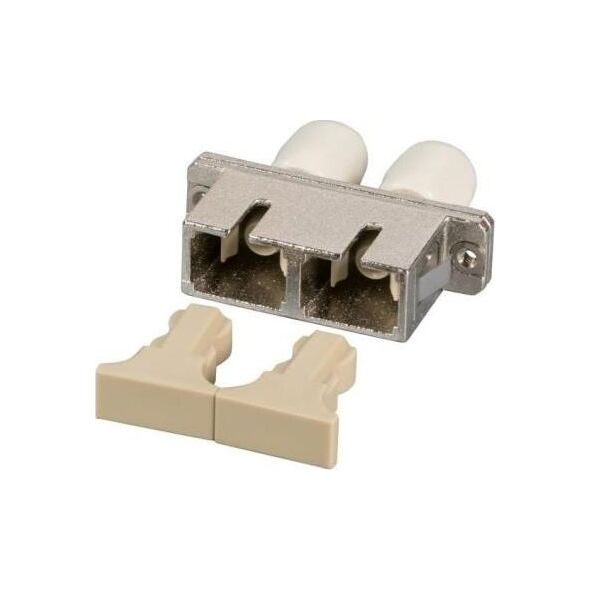 EFB EFB Adapter ST/SC Duplex wielomodowy, metal/ceramiczna tuleja, beżowy