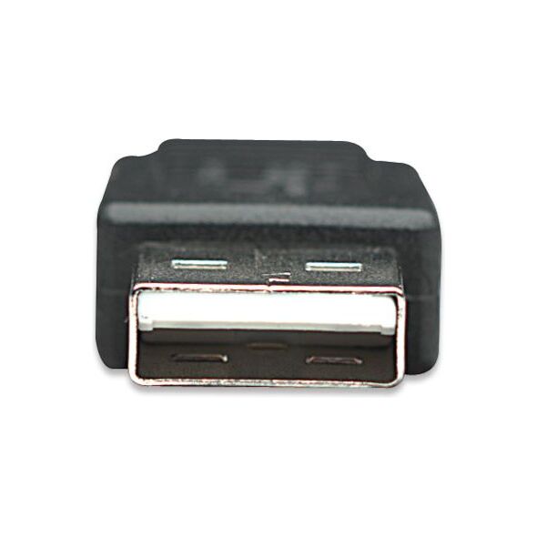 Kabel USB Manhattan USB-A - microUSB 3 m Czarny (325684)