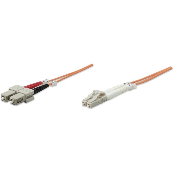 Intellinet Network Solutions Patchcord Światłowodowy, LC-SC duplex 5m 50/125 OM2 wielomodowy (470391)