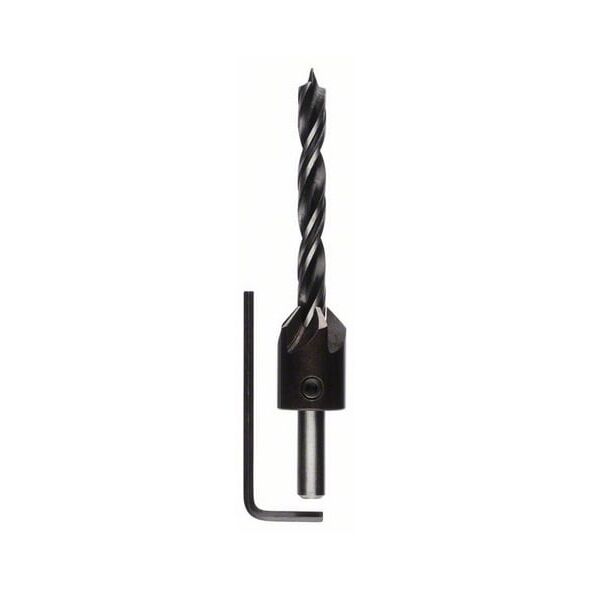 Bosch Wiertło spiralne do drewna z pogłębiaczem 8mm (2608596395)