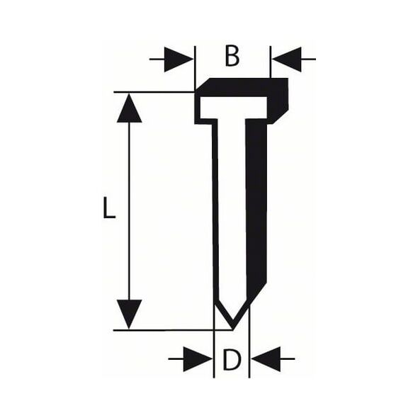 Bosch Sztyft, łeb wpuszczany, SK50 40G 5000szt. (2608200516)