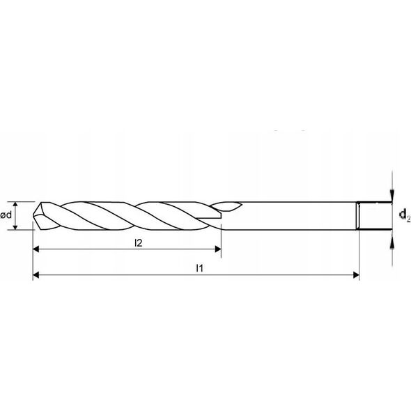Wiertło Bosch Bosch metal twist drill HSS-Co, DIN 338, O 6mm (10 pieces, working length 57mm)