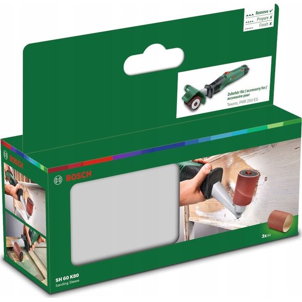 Bosch Bosch rolka szlifierska 60 mm, ziarnistoć 80 do szlifierki rolkowej Texoro
