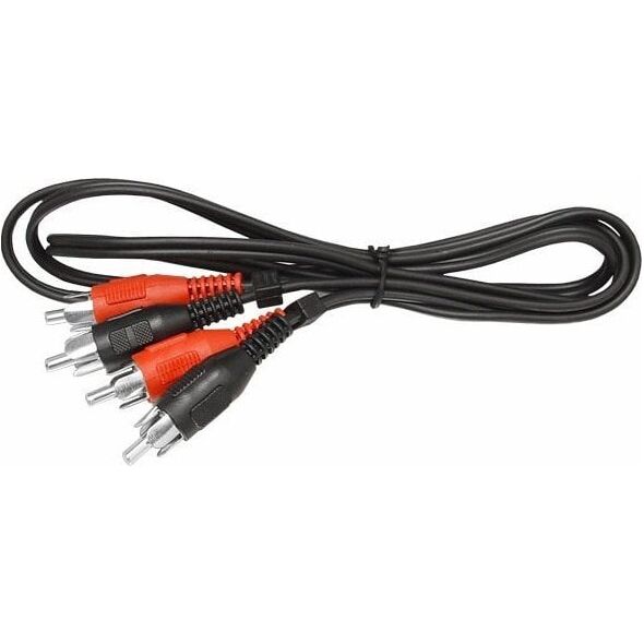 Kabel Blow RCA (Cinch) x2 - RCA (Cinch) x2 1.2m czarny (03615)