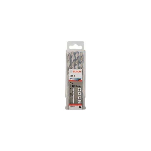 Wiertło Bosch Professional Wiertła do metalu HSS-G Standard 10,2x87/133 5szt. Uniwersalny