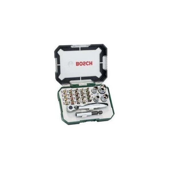 Bosch Professional Bosch  26-częściowy, minizestaw bitów z grzechotką Extra Hard  Uniwersalny