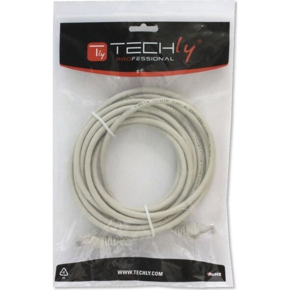 Techly Techly Patch cord Cat6 UTP 0,25m szary CCA