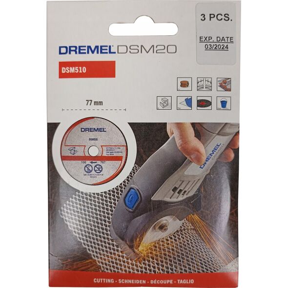 Dremel DSM510 METAL CUTTING WHEEL CARTON