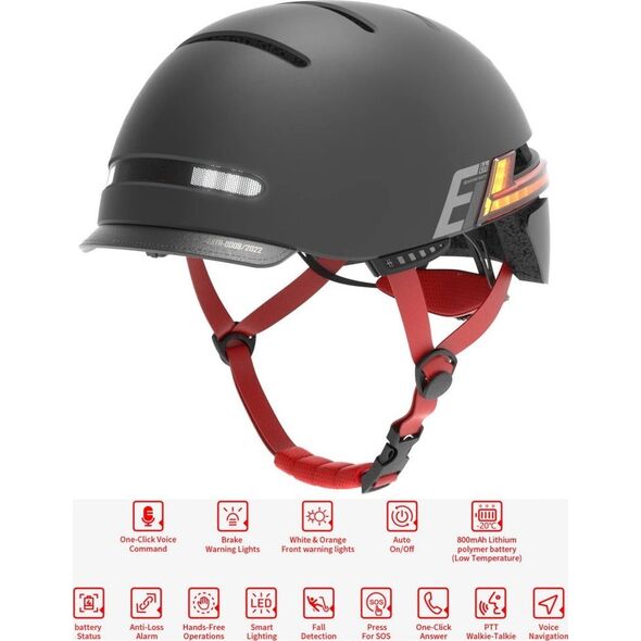 Livall Livall Kask Miejski BH51M NSO Sound by JBL Bluetooth LED M