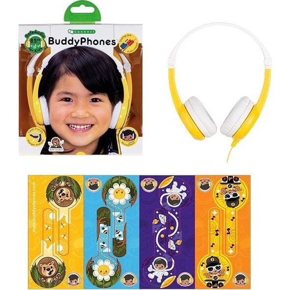 Słuchawki BuddyPhones Connect (BP-CO-YELLOW-01-K)