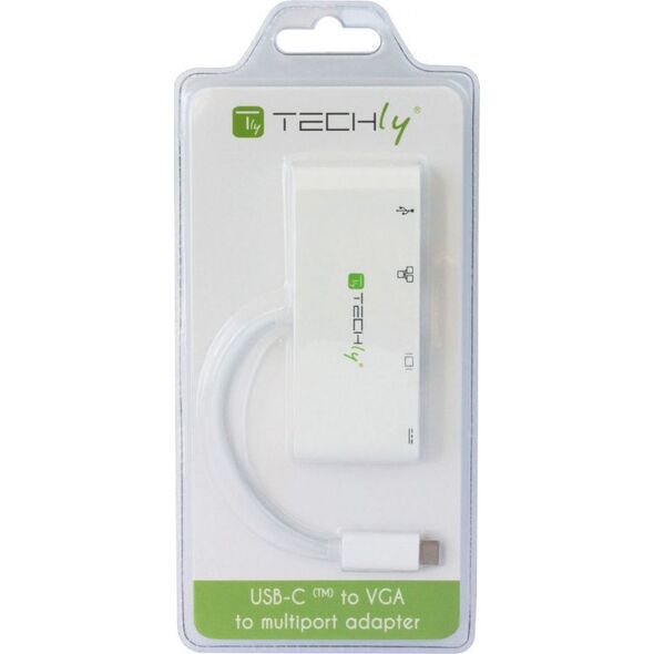 Stacja/replikator Techly IADAP USB-C (IADAP USB31-DOCK2)