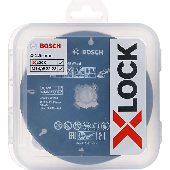 Bosch Zestaw 5 tarcz 125mm X-Lock