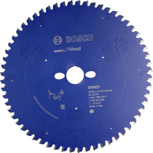 Bosch Bosch circular saw blade EX WO B 260x30-60 - 2608644082