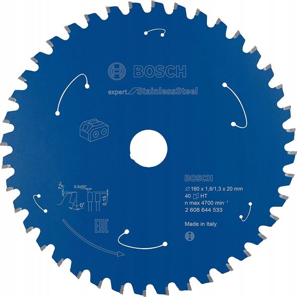 Bosch Bosch circular saw blade Expert for Stainless Steel, 160mm