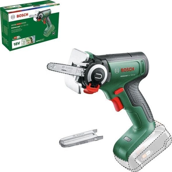 Piła łańcuchowa Bosch Bosch cordless saw NanoBlade UniversalCut 18V-65 solo, 18 volts, chainsaw (green/black, without battery and charger, POWER FOR ALL ALLIANCE)