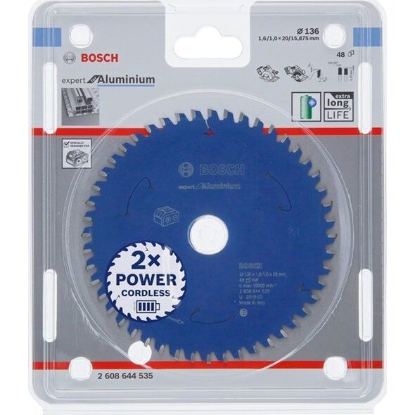 Bosch Bosch circular saw blade Expert for Aluminum, 136mm