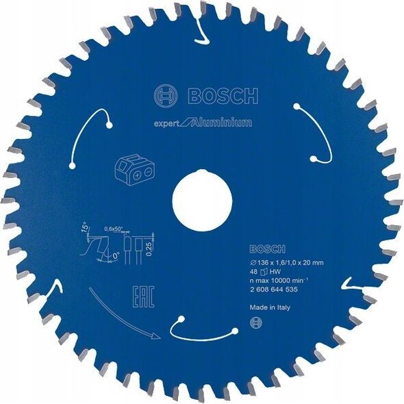 Bosch Bosch circular saw blade Expert for Aluminum, 136mm