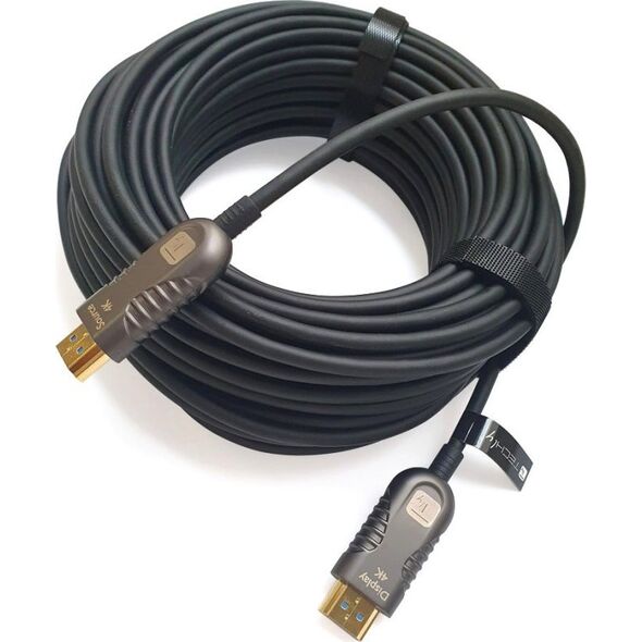 Kabel Techly Techly Kabel HDMI 2.0 4K60Hz 15m aktywny optyczny 18Gbps