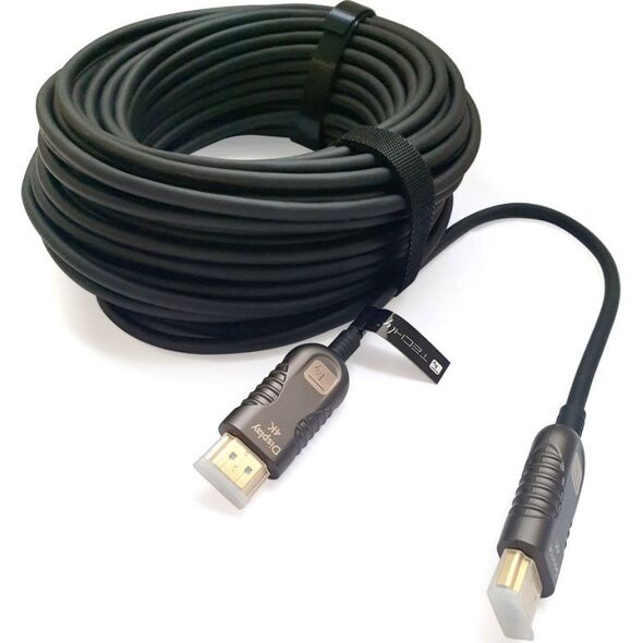 Kabel Techly Techly Kabel HDMI 2.0 4K60Hz 15m aktywny optyczny 18Gbps