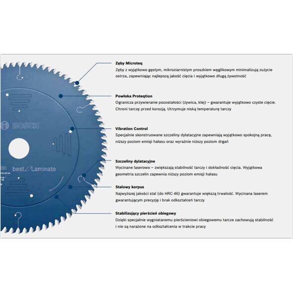 Tarcza pilarska BOSCH Expert 2608642498 (250 mm)