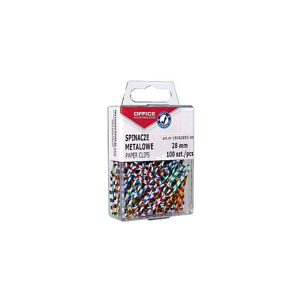Office Products Spinacze metalowe Zebra 28mm