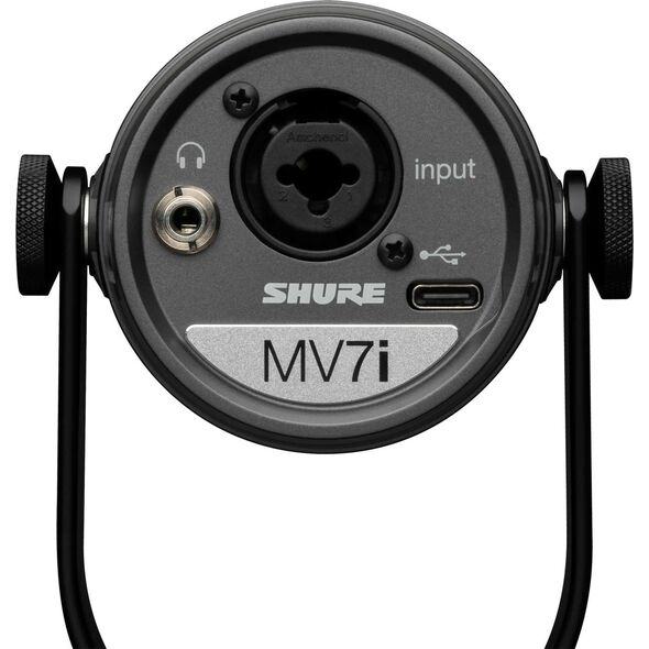 Shure MV7i Mikrofon mit integriertem Interface