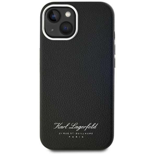 Etui Karl Lagerfeld hotel RSG do iPhone  15 czarny