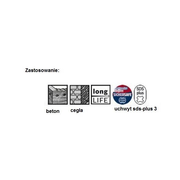 Wiertło Bosch do betonu SDS+ 14mm  (2608831040)