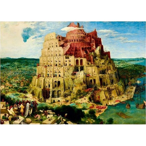 Bluebird Puzzle Puzzle 1000 Wieża Babel, Brueghel