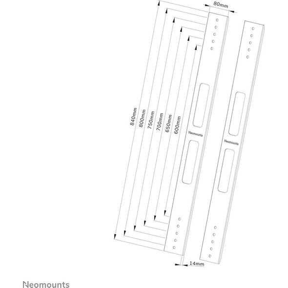 Neomounts TV SET ACC VESA EXTENSION KIT/AWL-250BL18 NEOMOUNTS