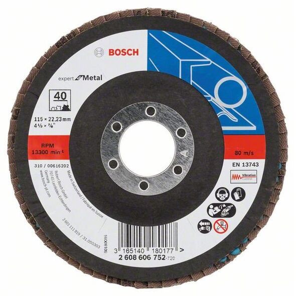 Bosch BOSCH ŚCIERNICA LISTKOWA 115 P 40 WYGIĘTA B2608606752 - 2608606752