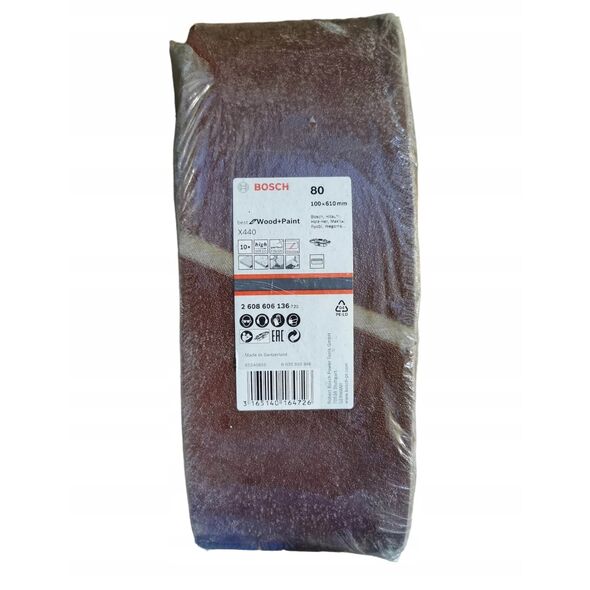 Bosch Bosch sanding belt BfWP, 100x610mm, K80 - 2608606136