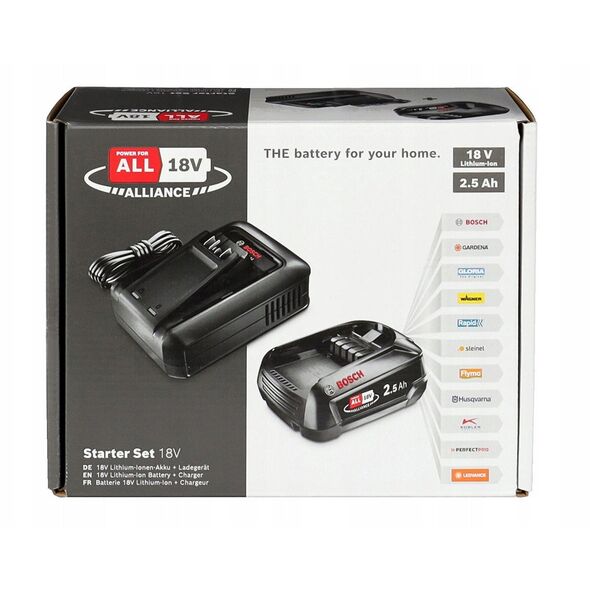 Starter Set 18V 1x2.5Ah , AL 18V-44