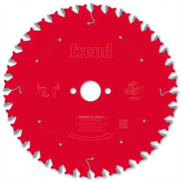 Tarcza Pil. FR07W004H 165X20-36