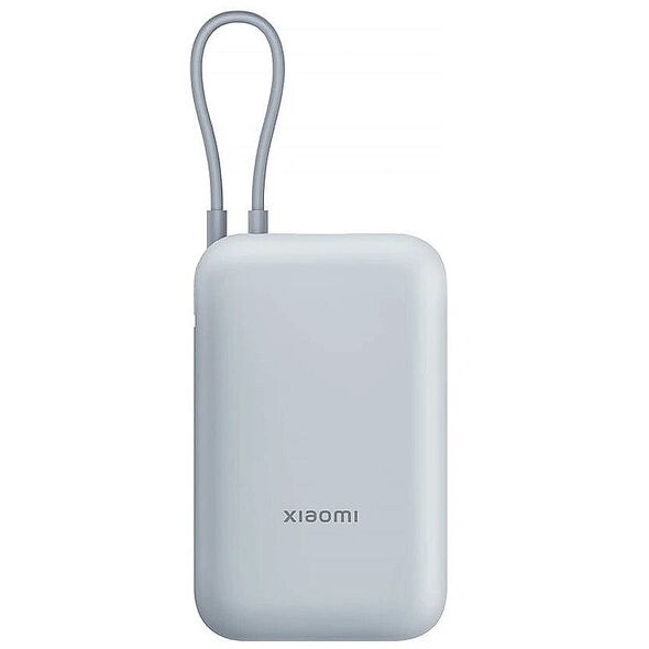 Xiaomi 33W Power Bank (Integrated Cable) | 10000 mAh | USB-C | Ice Mėlyna