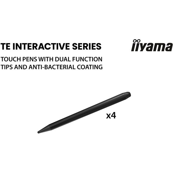 iiyama TE8613A-B1AG signage display Interaktywny płaski panel 2,17 m (85.6") Wi-Fi 450 cd/m² 4K Ultra HD Czarny Ekran dotykowy Procesor wbudowany Android 18/7