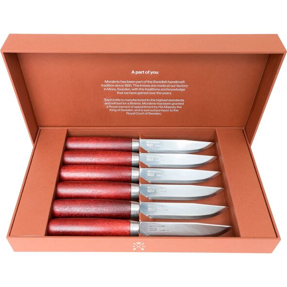 Steak knives MORA Classic, 6 pcs.