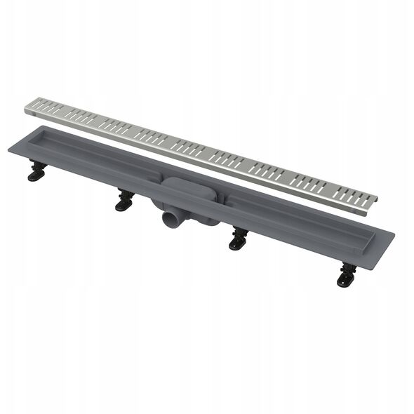 Shower channel ALCA APZ10-850, with NP grating, 60 x 850 x 75 mm